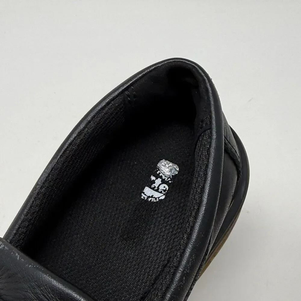 Dr. Martens Adrian J Loafers Shoes Kids Girls Size 2 Black Leather Tassels